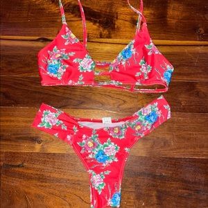 floral bikini